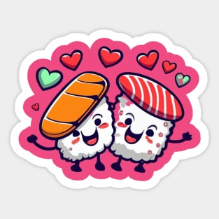 Sushi Hug Sticker